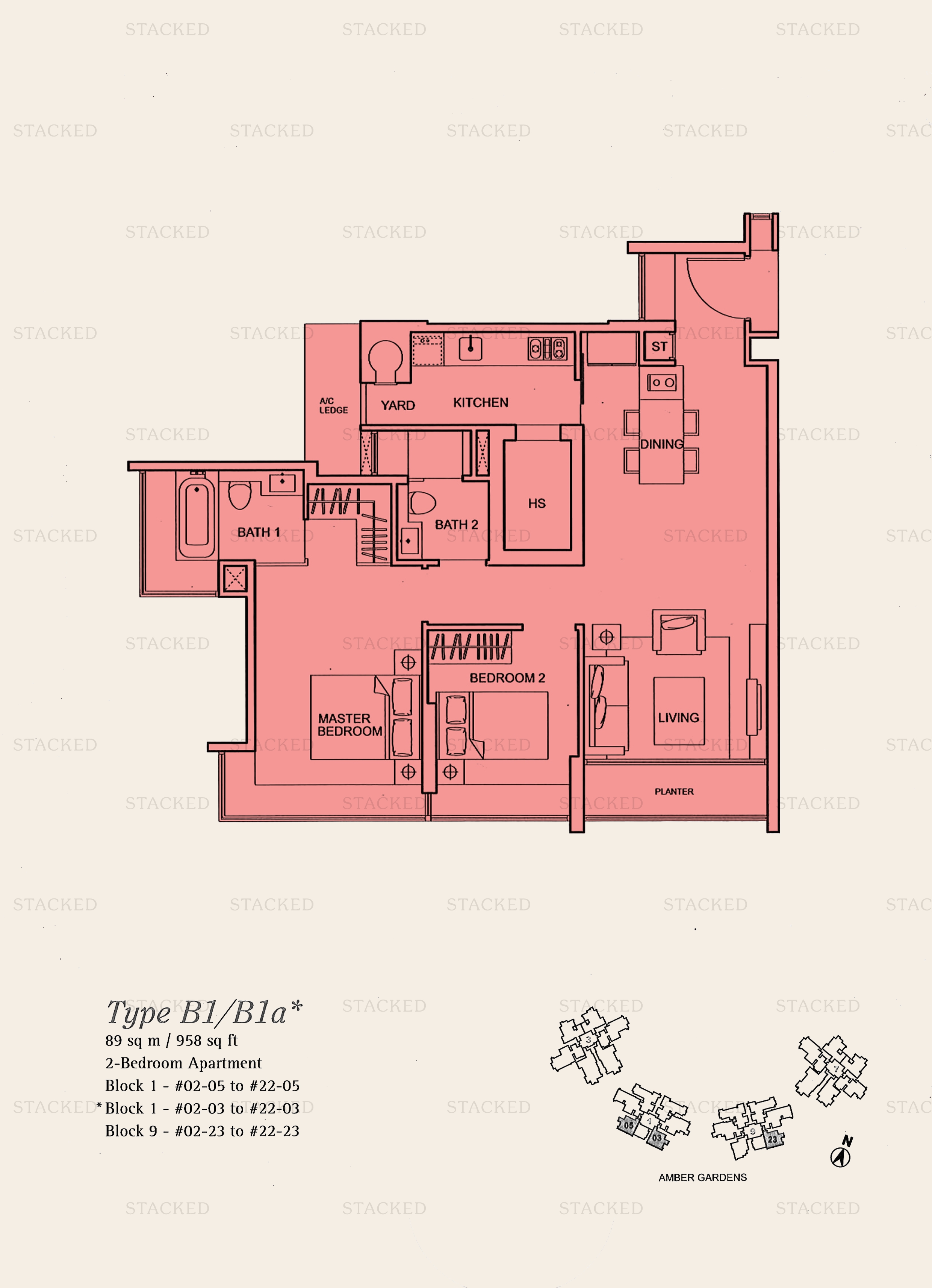 Stacked homes One Amber Singapore Condo Floor Plans, Images And
